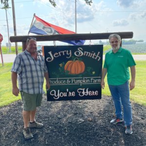 Patrick Fitzgerald at Jerry Smith Farms