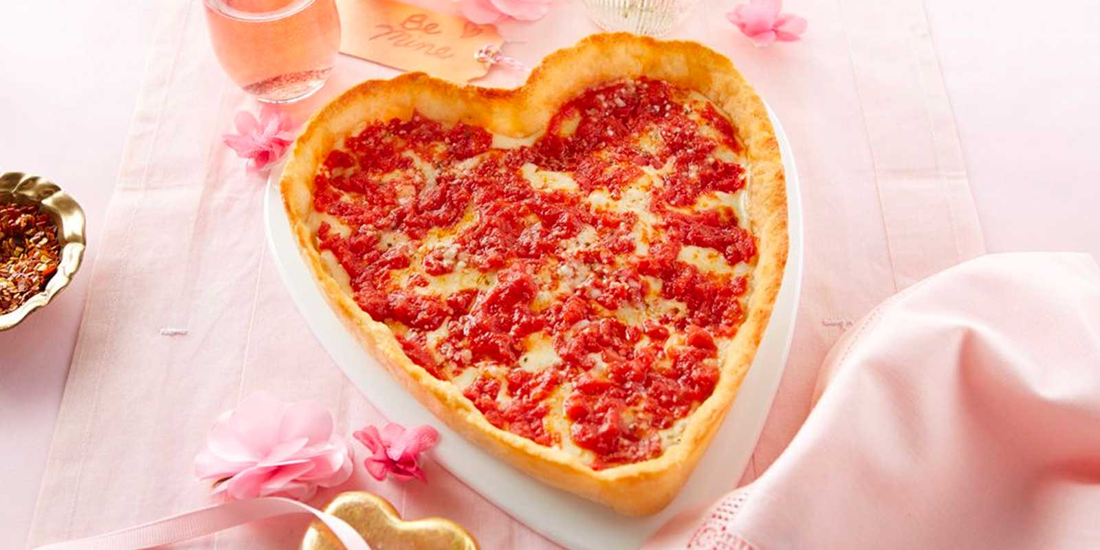 Lou Malnati's Heart Shaped Pizza