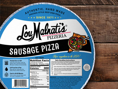 Lou Malnati's Frozen Pizza Frozen Pizza Sausage