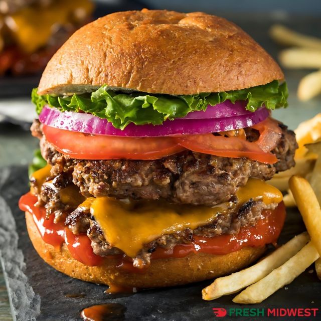 Celebrate National Burger Month by grilling up our premium Wagyu patties.🍔

Crafted from the finest Wagyu beef, renowned for its unparalleled tenderness and rich, buttery flavor, each patty promises a mouthwatering bite that's beyond compare.

Link in bio.
.
.
.
.
#SupportLocal#ShopSmallBusiness#FreshMidwest#GroceryDelivery#OnlineGrocery#DeliveryService#FoodDelivery#DoorStepDelivery#OnlineGroceryShopping#NoContactDelivery#ShopSmall#SmallBusiness#ShopLocal#LocalDelivery#InstaFood#DinnerIdeas#FoodGram#HomeCooking#midwest#chicago#wisconsin#picoftheday#mealkit#dinner#healthydinner#dinner#chicagofood#wagyu#burgermonth#cake#wildfire