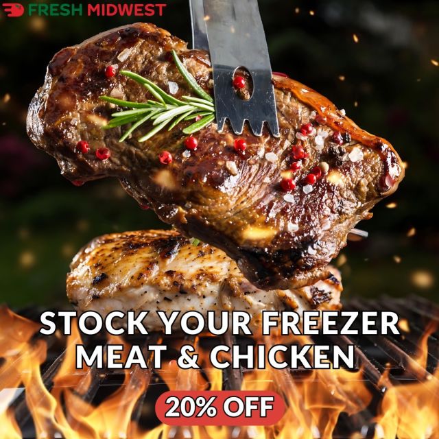 Spring into savings! 🥩🌷Stock up your freezer with our delicious meats and chicken at a 20% discount for a limited time. 

Try one of our Stock Your Freezer Meat Boxes and get a bonus of FREE sides!! 

Link in bio.
.
.
.
.
#SupportLocal#ShopSmallBusiness#FreshMidwest#GroceryDelivery#OnlineGrocery#DeliveryService#FoodDelivery#DoorStepDelivery#OnlineGroceryShopping#NoContactDelivery#ShopSmall#SmallBusiness#ShopLocal#LocalDelivery#InstaFood#DinnerIdeas#FoodGram#HomeCooking#midwest#chicago#wisconsin#picoftheday#mealkit#dinner#healthydinner