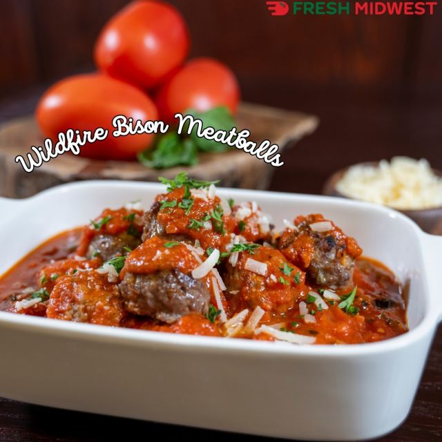 Dive into the irresistible flavors of our @Wildfirerest Bison Meatballs! 🍽️

Crafted from premium, lean bison meat, seasoned to perfection. Paired with a rich, red sauce that enhances the flavors, creating a harmonious culinary experience.

Link in bio.
.
.
.
.
#SupportLocal#ShopSmallBusiness#FreshMidwest#GroceryDelivery#OnlineGrocery#DeliveryService#FoodDelivery#DoorStepDelivery#OnlineGroceryShopping#NoContactDelivery#ShopSmall#SmallBusiness#ShopLocal#LocalDelivery#InstaFood#DinnerIdeas#FoodGram#HomeCooking#midwest#chicago#wisconsin#picoftheday#mealkit#dinner#healthydinner